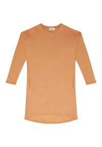 Givn Berlin Sweatkleid JOSY aus Bio-Baumwolle Dress Light Camel (Structure)