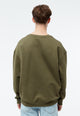 Givn Berlin Sweatshirt GBCEDRICO mit Aufdruck aus weicher Bio-Baumwolle Sweater Khaki