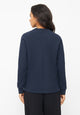 Givn Berlin Sweatshirt WILLOW aus Bio-Baumwolle Sweater Midnight Blue (Lines)