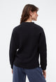 Givn Berlin Sweatshirt WILMA aus Bio-Baumwolle Sweater Black (Rib)