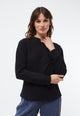 Givn Berlin Sweatshirt WILMA aus Bio-Baumwolle Sweater Black (Rib)