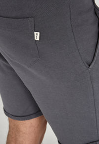 Givn Berlin Sweatshorts FLOPPY aus Bio-Baumwolle Shorts Shadow Grey