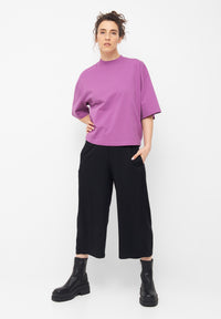 Givn Berlin T-Shirt AMALIA aus Bio-Baumwolle T-Shirt Soft Violet