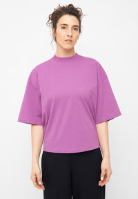 Givn Berlin T-Shirt AMALIA aus Bio-Baumwolle T-Shirt Soft Violet