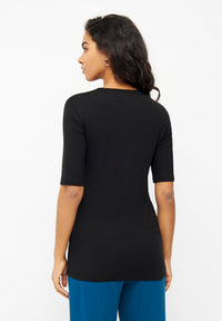 Givn Berlin T-Shirt ANN aus TENCEL™ Lyocell T-Shirt Black (Tencel)