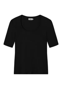 Givn Berlin T-Shirt ANN aus TENCEL™ Lyocell T-Shirt Black (Tencel)