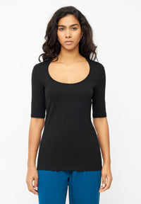 Givn Berlin T-Shirt ANN aus TENCEL™ Lyocell T-Shirt Black (Tencel)