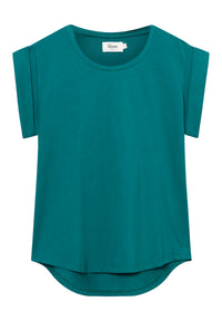 Givn Berlin T-Shirt GBCAPRI relaxed Fit aus Bio-Baumwolle T-Shirt Malachite Green