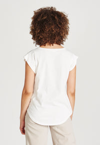 Givn Berlin T-Shirt GBCAPRI relaxed Fit aus Bio-Baumwolle T-Shirt White
