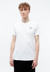 Givn Berlin T-Shirt GBCOLBY (CAMERA) aus Bio-Baumwolle mt Stickerei T-Shirt White