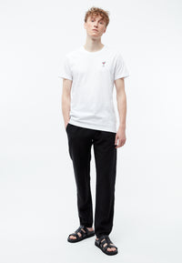 Givn Berlin T-Shirt GBCOLBY (COCKTAIL) aus Bio-Baumwolle mt Stickerei T-Shirt White