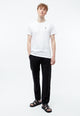 Givn Berlin T-Shirt GBCOLBY (COCKTAIL) aus Bio-Baumwolle mt Stickerei T-Shirt White