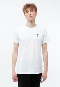 Givn Berlin T-Shirt GBCOLBY (COCKTAIL) aus Bio-Baumwolle mt Stickerei T-Shirt White