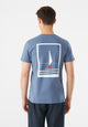 Givn Berlin T-Shirt GBCOLBY (Sailboat) aus Bio-Baumwolle T-Shirt Steel Blue