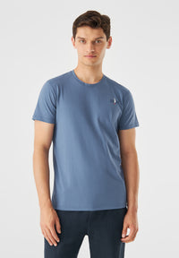 Givn Berlin T-Shirt GBCOLBY (Sailboat) aus Bio-Baumwolle T-Shirt Steel Blue