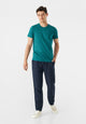 Givn Berlin T-Shirt GBCOLBY regular aus Bio-Baumwolle T-Shirt Malachite Green