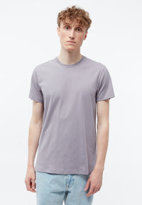 Givn Berlin T-Shirt GBCOLBY regular aus Bio-Baumwolle T-Shirt Lilac Grey