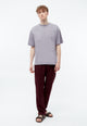 Givn Berlin T-Shirt GBEVAN oversize aus Bio-Baumwolle T-Shirt Lilac Grey