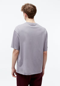 Givn Berlin T-Shirt GBEVAN oversize aus Bio-Baumwolle T-Shirt Lilac Grey