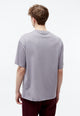 Givn Berlin T-Shirt GBEVAN oversize aus Bio-Baumwolle T-Shirt Lilac Grey