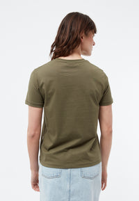 Givn Berlin T-Shirt GBFINE aus Bio-Baumwoll Jersey T-Shirt Khaki