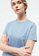Givn Berlin T-Shirt GBFINE aus Bio-Baumwoll Jersey T-Shirt Frosty Blue