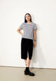 Givn Berlin T-Shirt GBJULIA (HEART) aus Bio-Baumwolle mit Stickerei T-Shirt Black / White (Stripes)