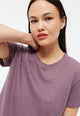 Givn Berlin T-Shirt GBJULIA aus Baumwoll-Leinen Mix T-Shirt English Violet (Linen)