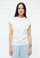 Givn Berlin T-Shirt GBLAILA (FLOWER) aus Bio-Baumwolle mit Stickerei T-Shirt White