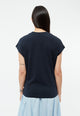 Givn Berlin T-Shirt GBLAILA (HEART) aus Bio-Baumwolle mit Stickerei T-Shirt Midnight Blue