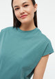 Givn Berlin T-Shirt GBLAILA aus Bio-Baumwolle T-Shirt Graphite Green