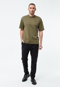 Givn Berlin T-Shirt GBLASSE (BIKE PARTS) aus Bio-Baumwoll Jersey mit Print T-Shirt Khaki / Black