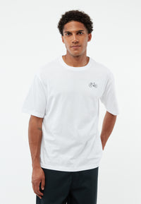 Givn Berlin T-Shirt GBLASSE (BIKE PARTS) aus Bio-Baumwoll Jersey mit Print T-Shirt White