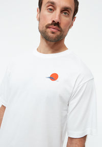 Givn Berlin T-Shirt GBLASSE (SUNSET) aus Bio-Baumwolle mit Print T-Shirt White