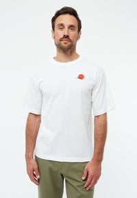 Givn Berlin T-Shirt GBLASSE (SUNSET) aus Bio-Baumwolle mit Print T-Shirt White