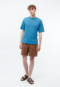 Givn Berlin T-Shirt GBLASSE aus Baumwoll-Leinen Mix T-Shirt Gentle Blue (Linen)