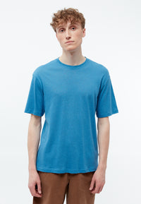Givn Berlin T-Shirt GBLASSE aus Baumwoll-Leinen Mix T-Shirt Gentle Blue (Linen)