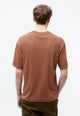 Givn Berlin T-Shirt GBLASSE aus Baumwoll-Leinen Mix T-Shirt Pecan Brown (Linen)