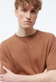 Givn Berlin T-Shirt GBLASSE aus Baumwoll-Leinen Mix T-Shirt Pecan Brown (Linen)