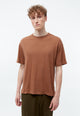 Givn Berlin T-Shirt GBLASSE aus Baumwoll-Leinen Mix T-Shirt Pecan Brown (Linen)