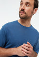 Givn Berlin T-Shirt GBLASSE aus Baumwoll-Leinen Mix T-Shirt Blazing Blue (Linen)