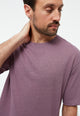 Givn Berlin T-Shirt GBLASSE aus Baumwoll-Leinen Mix T-Shirt English Violet (Linen)