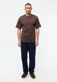 Givn Berlin T-Shirt GBLASSE aus Bio-Baumwolle T-Shirt Coffee Brown