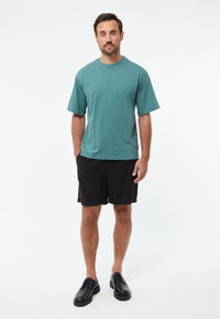 Givn Berlin T-Shirt GBLASSE aus Bio-Baumwolle T-Shirt Graphite Green