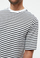 Givn Berlin T-Shirt GBLASSE aus Bio-Baumwolle T-Shirt Black / White (Stripes)