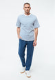 Givn Berlin T-Shirt GBLASSE aus Bio-Baumwolle T-Shirt Blazing Blue / White (Stripes)