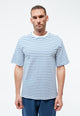 Givn Berlin T-Shirt GBLASSE aus Bio-Baumwolle T-Shirt Blazing Blue / White (Stripes)
