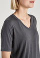 Givn Berlin T-Shirt JANE aus TENCEL™ Lyocell T-Shirt Shadow Grey (Tencel)