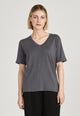 Givn Berlin T-Shirt JANE aus TENCEL™ Lyocell T-Shirt Shadow Grey (Tencel)