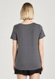 Givn Berlin T-Shirt LENA aus TENCEL™ Lyocell T-Shirt Shadow Grey (Tencel)